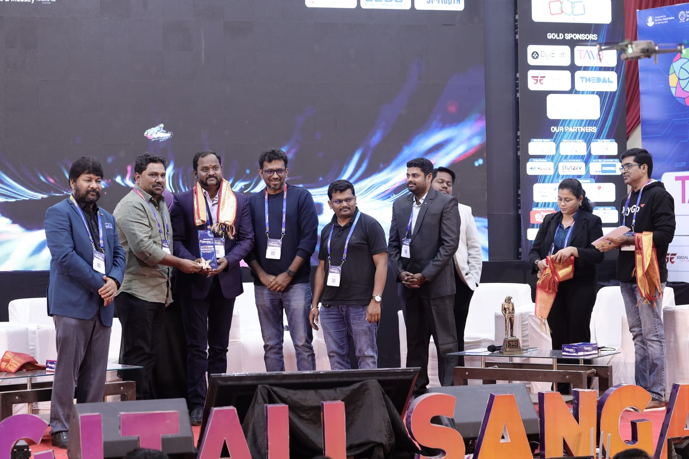 On stage at DIGIT.ALL SANGAMAM 2025